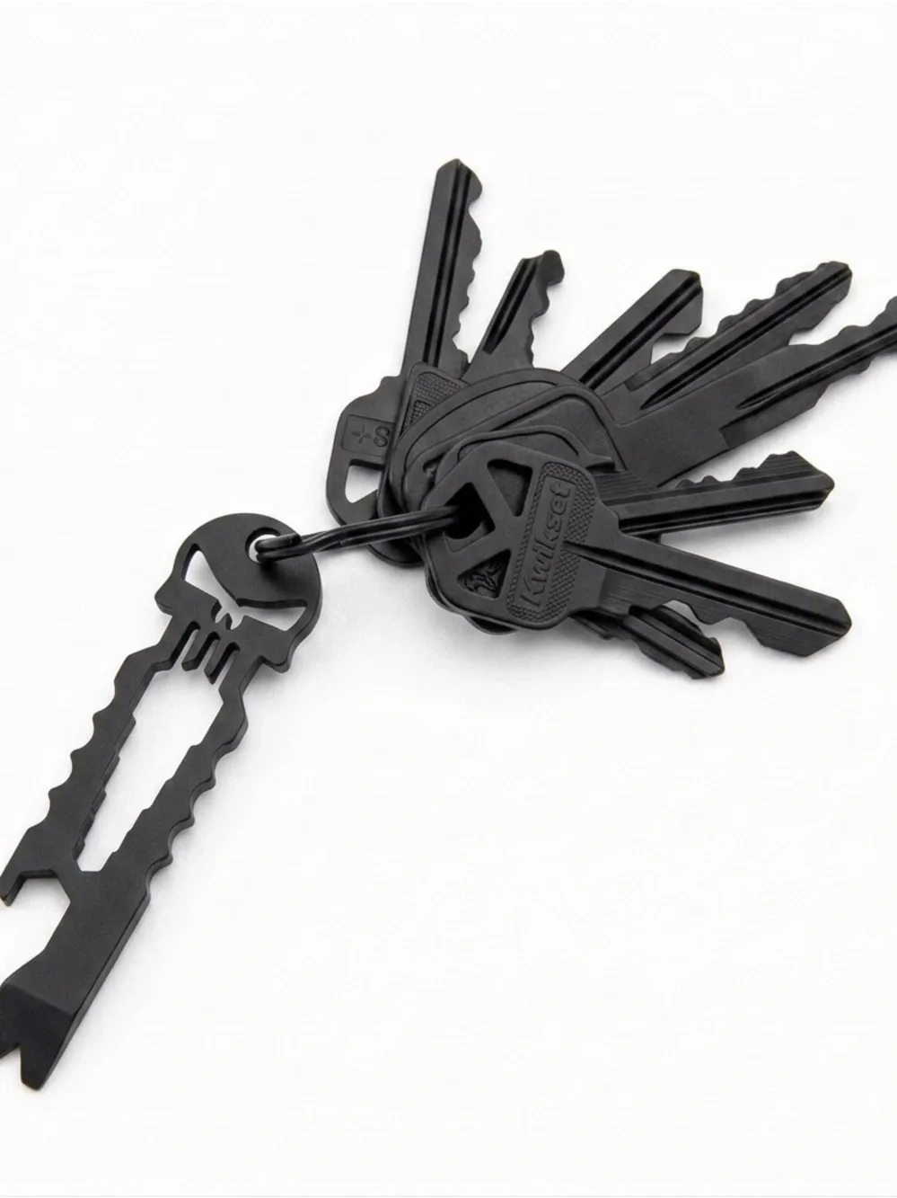 RIDGE WALLET | BRASS w/GOLD PVD SCREWS + BLACK G6 FEARLESS KEYCHAIN MULTI-TOOL